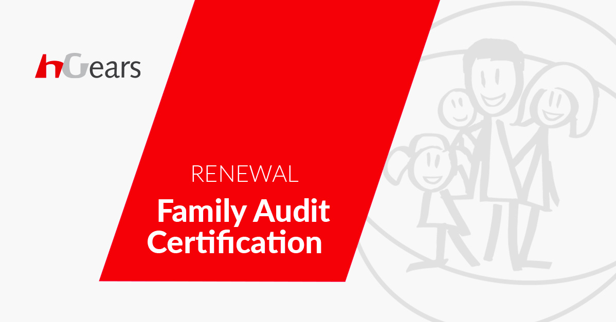 Siamo nuovamente certificati Family Audit