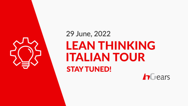 hGears partecipa al Lean Thinking<br>Italian Tour